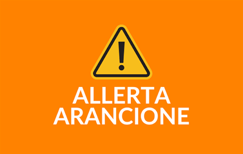 Avviso ALLERTA ARANCIONE per intense precipitazioni